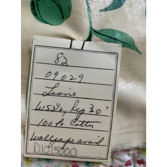 Upholstery Fabric by Joan Kaminski "Liane" 1898 Vintage 44' x 27" - Picture 4 of 5